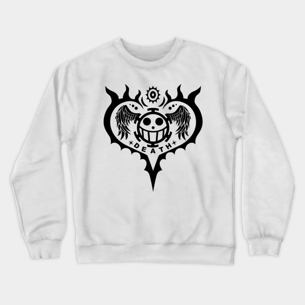 Trafalgar Law Tattoo Crewneck Sweatshirt by ipinations